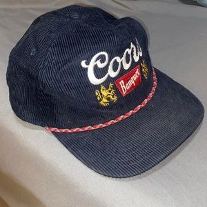 Coors Banquet Corduroy Navy Blue Hat